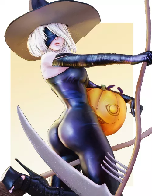 2B No Trick Just Treat (Yoracrab) [Nier] by sequence_string