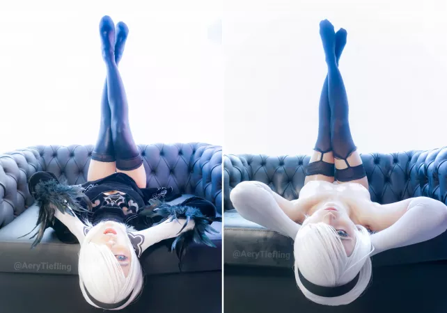 2B On/Off from Nier Automata by Aery Korvair by AeryTiefling