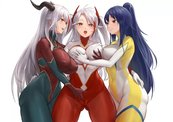 3 of a Kind [Azur Lane] by CheetahSperm18