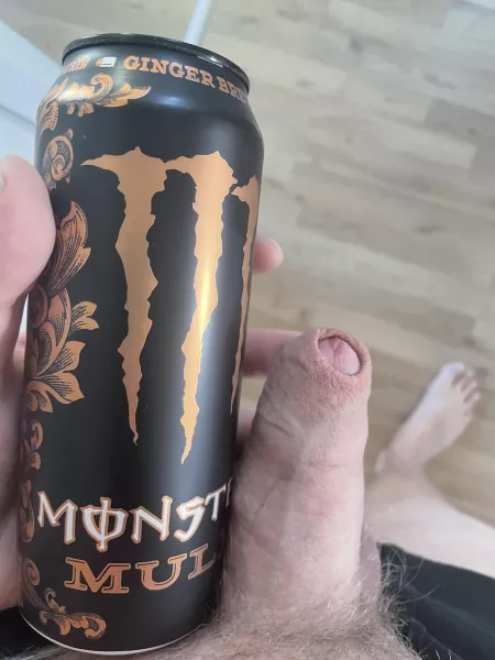 (30) Me vs a can of Monster. Quite clear which one of us is the real monster here ;) by bjornlandeskog