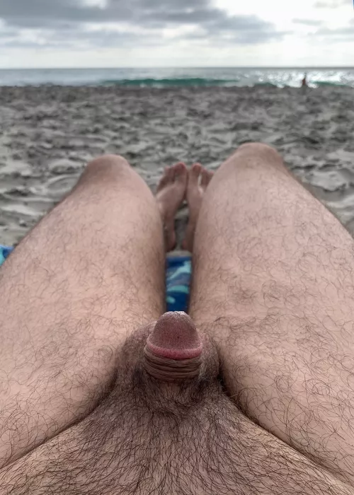 [31] Showing my little dick at the beach by barefoot789