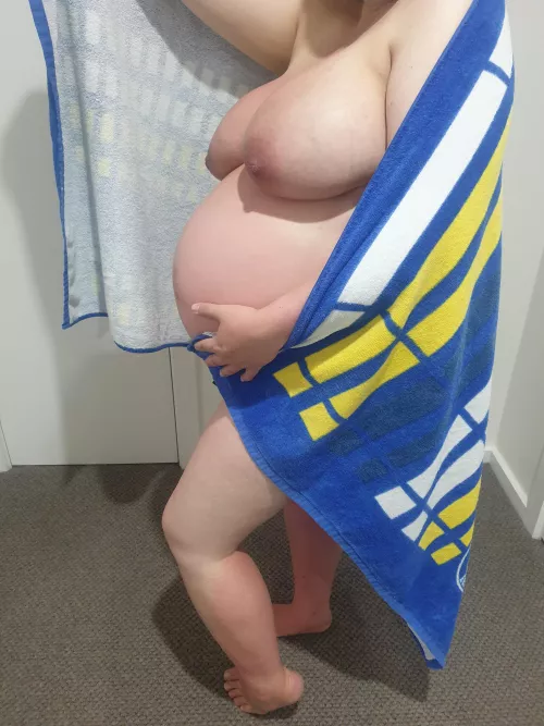 34 weeks pregnant, can't wait to meet bubba. by HiddenAnonCpl