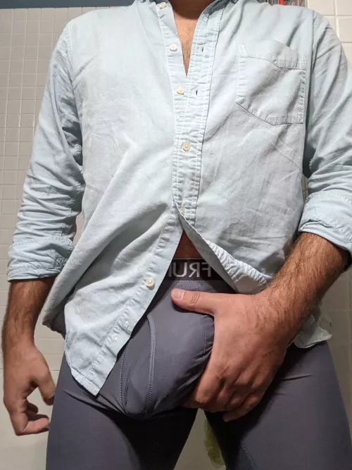 (36) Daddy's always bulging 😘 by creatures-features2