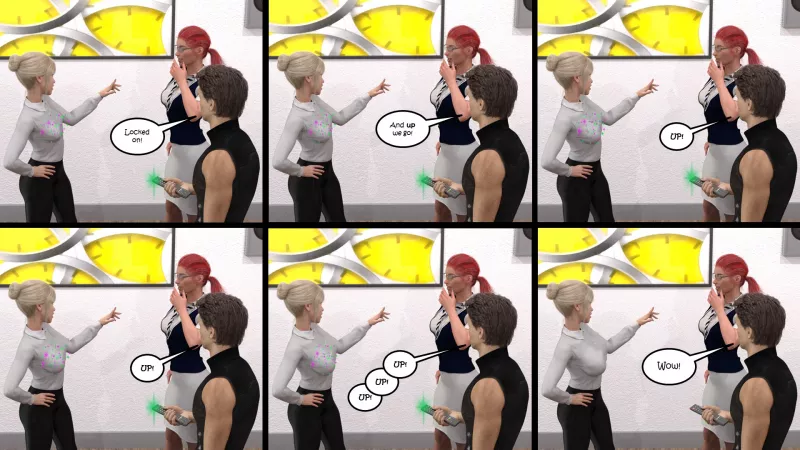 [3DComic] Office Party - Side Story - Marco finds a universal Remote Control by Hexxet_Val