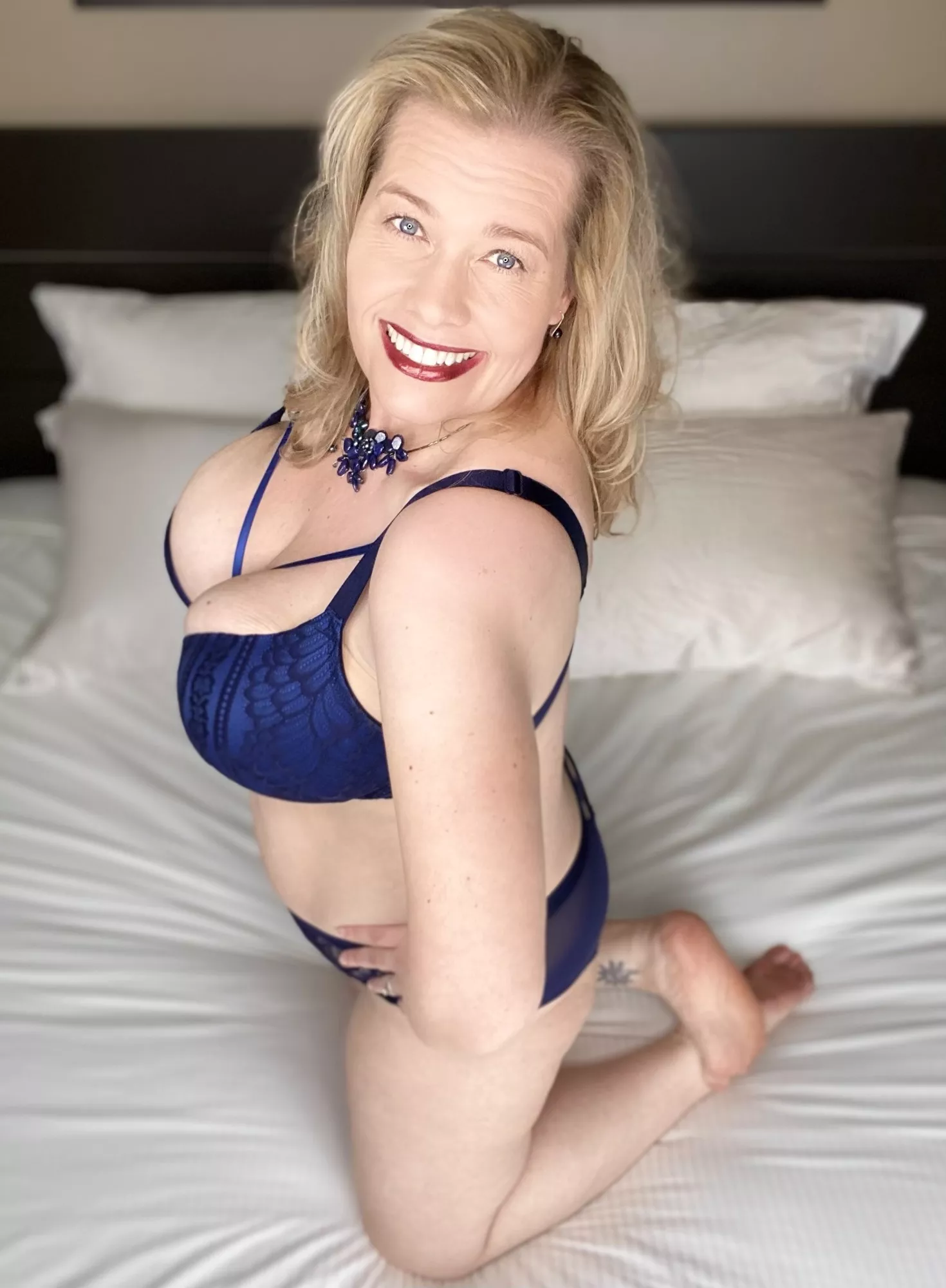 (42) Blue lingerie 💋 posted by Traci_Love