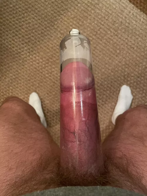 45 minutes in the 2-1/4” tube. Wish I had company! by stretchemlong