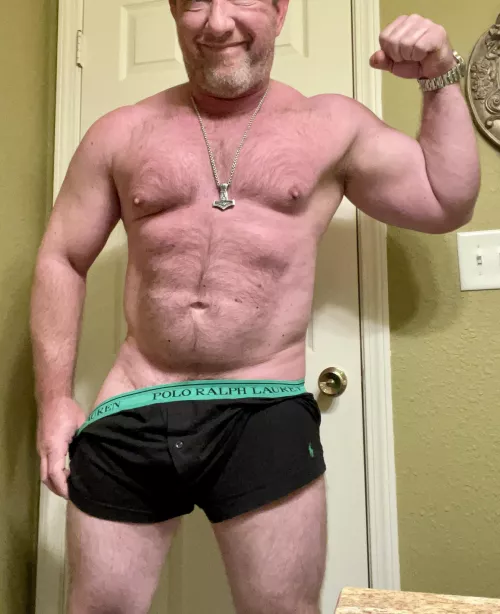 (46) ready for the gym after a rough week at work by madhatter603