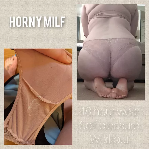 48 hour wear⌛self pleasure💦workout🏋️‍♀️ These could be yours! 🤤[Selling] Cheekies full of my cum. ‼️VACUUM SEALED‼️Available for additional services including for sexting sessions, live pics, video clips, GFE, and more.🖤DM o by Magnificent_Panties