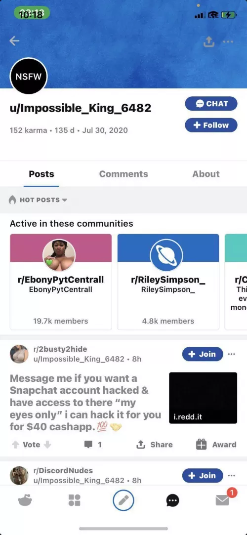 50 for a Snapchat account by Personal_Dog_6034