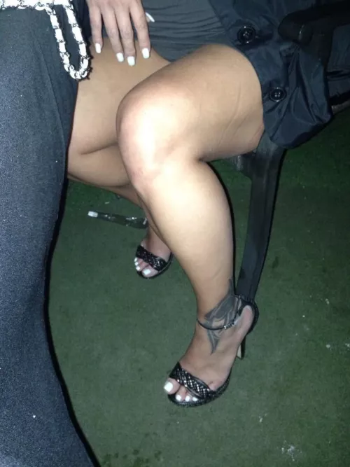 50 married milf. U want heels on or off while ur between my legs under the table (OC) by Princessmilffeet