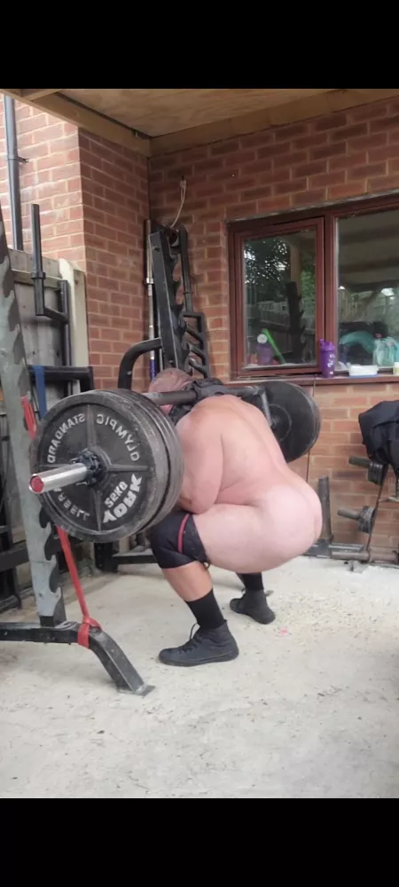 500lb nude squats by strongdickie