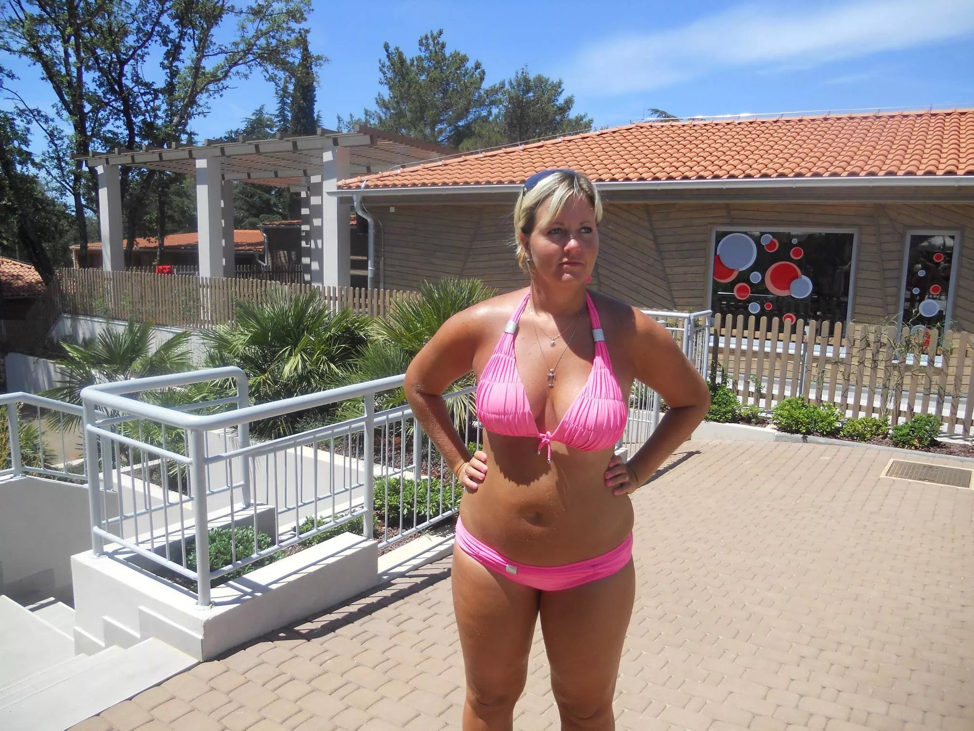 50F - I wonder where younger men would be checking out...my hips? My breasts? My navel? My ass? posted by paddleboard_naked