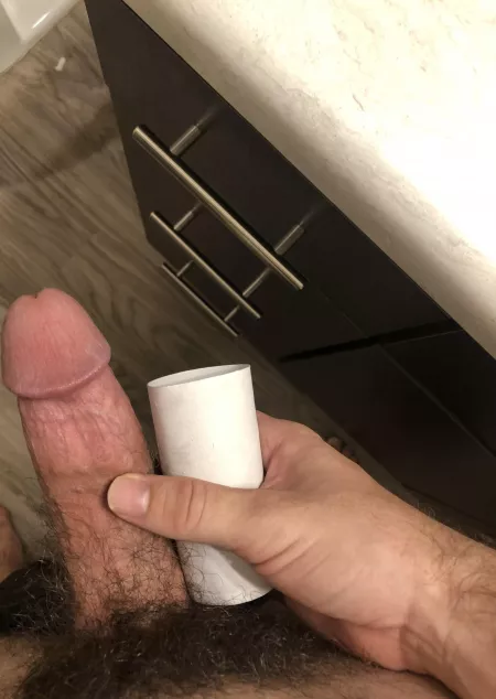 5.8 inch girth 6.2 length internet says I'm above average girth my but dick feels so small now since joining reddit. by BilgeBroJoe