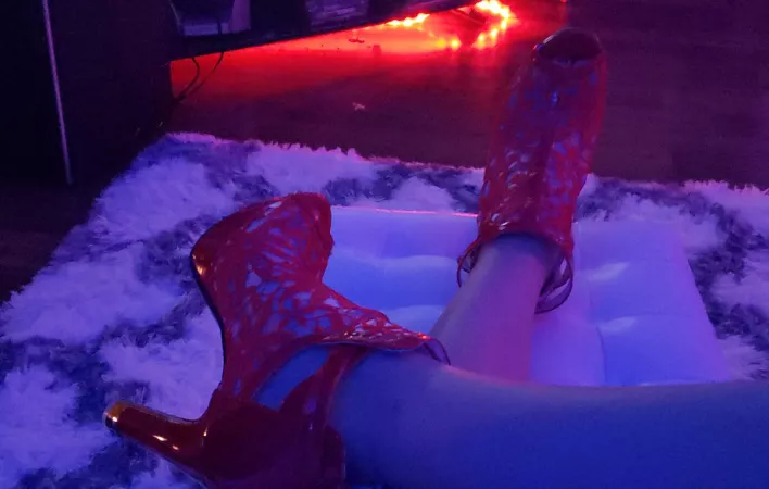 6 inch red lace by kjcouplesfun