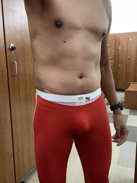 6 miles before 6 am in team-approved tights and jock by CoachTJTeam