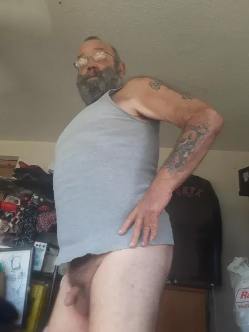 [62] my face time and teleconference attire. by naked54