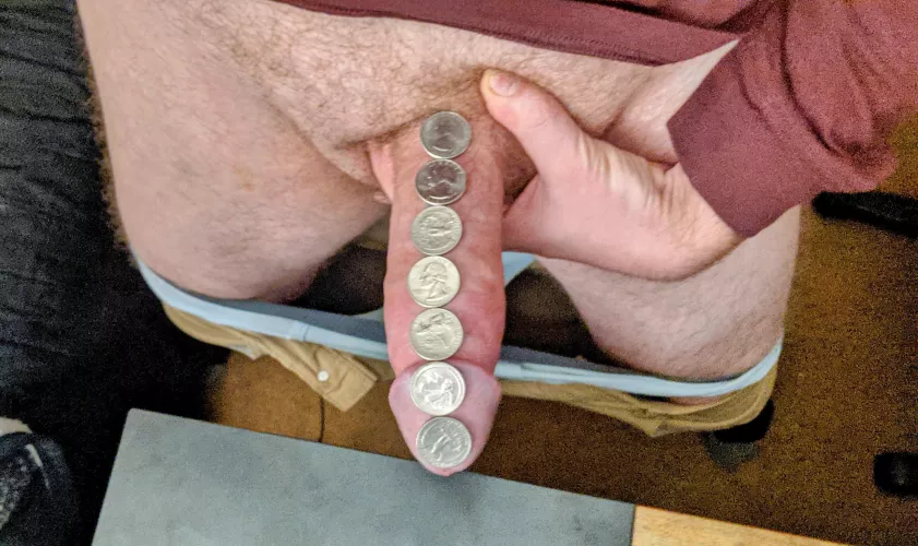 7 quarters = $1.75 and a fat dick by Meatbat666