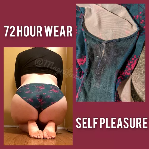72 hour wear and self pleasure!💦 These could be yours! 🤤[Selling] Cheekies full of my cum. ‼️VACUUM SEALED‼️Available for additional services including for sexting sessions, live pics, video clips, GFE, and more.🖤DM or KIK M3GNIFIC3NT by Magnificent_Panties