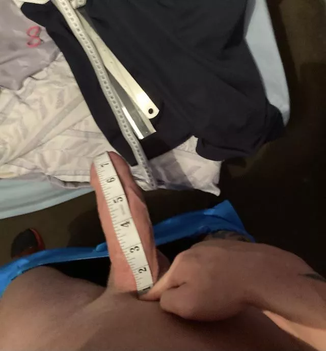 8” semi erect bone pressed ? 6.5” girth posted by bigDBigD00