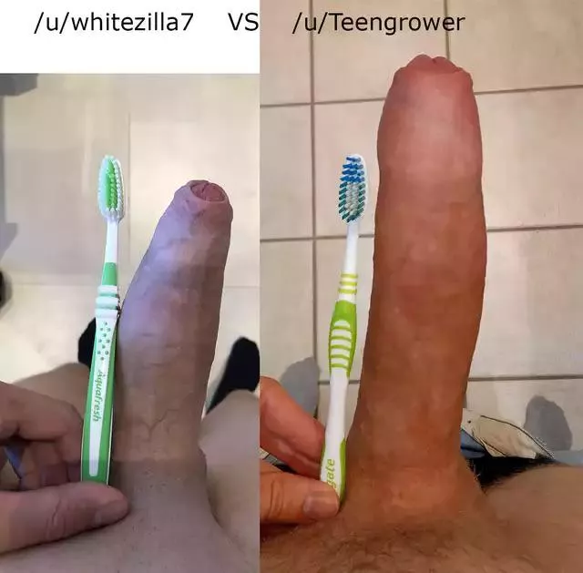 8 years in difference between me and u/teengrower 🍆 Seems like he’s using more fertilizer than me 😂 posted by whitezilla7