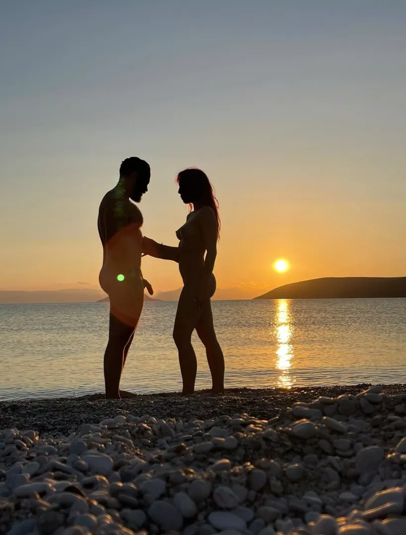 A beach, the sunset, and each other [00:00] by Chichinelos