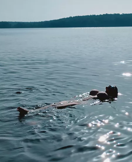 A beautiful morning for skinning dipping! by GoodgirlJJ