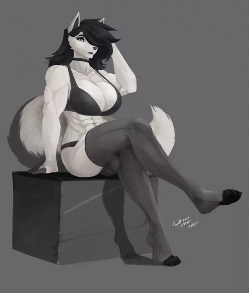 A beutiful futa showing her body(WMDiscovery93) [I] by KINGWOLFfurry