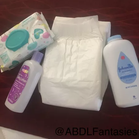 A bubble bath and then a diaper butt by ABDLFantasies