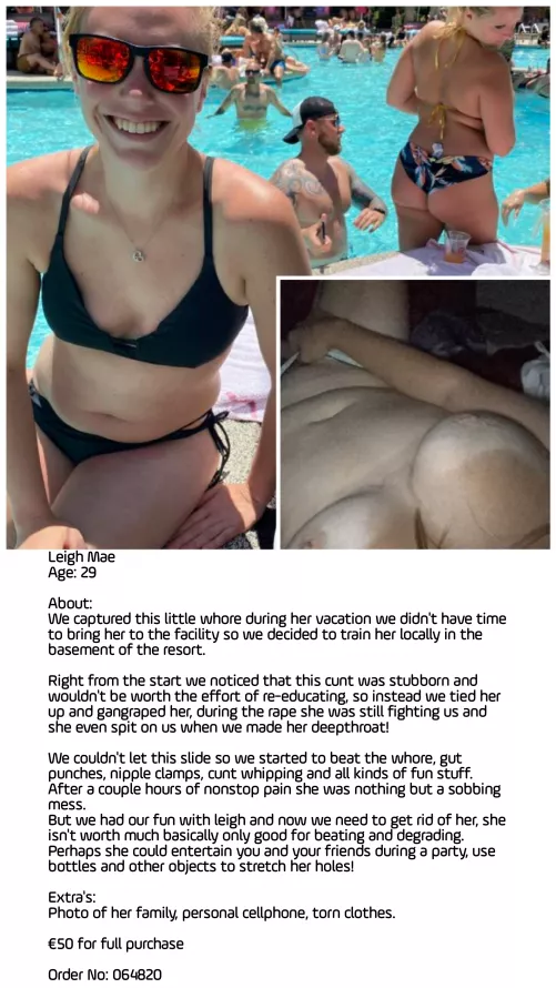 A cheap slut ready for sale by Little_Interview6355