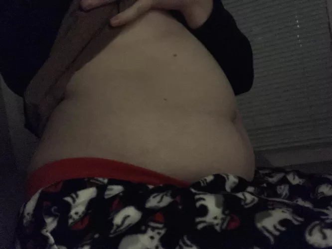 A chubby belly and Christmas pjs 🥰😘 happy holidays everyone. by bitch_666