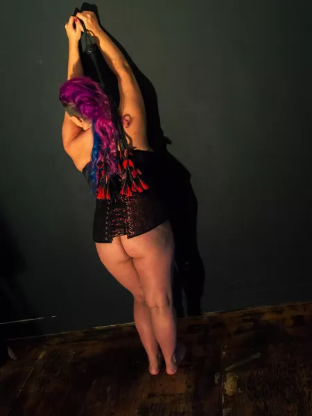 A corset and a peach 🍑 by TheOneMiss