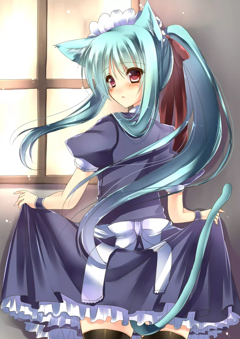 A cute maid. posted by Dhova