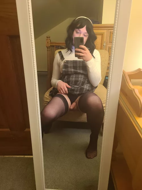 A cute outfit always looks good with a 🍆 popping out of it by Jennatay22