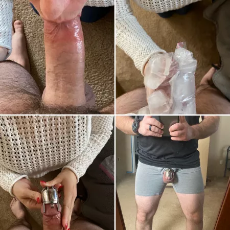 A day in the life of a chastity cuck... by [deleted]