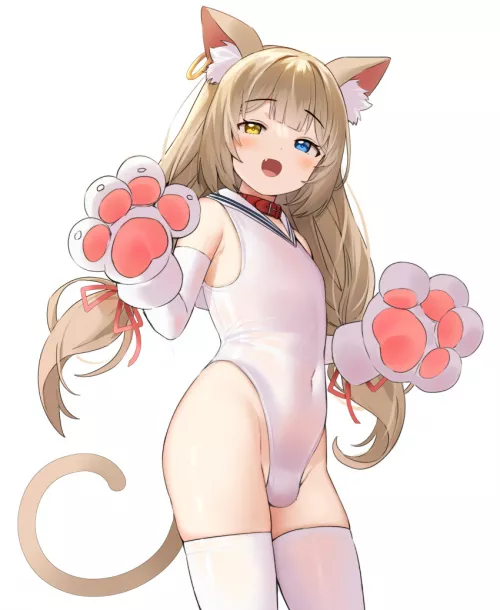 A different kind a cat 🙀 by stockings-boi