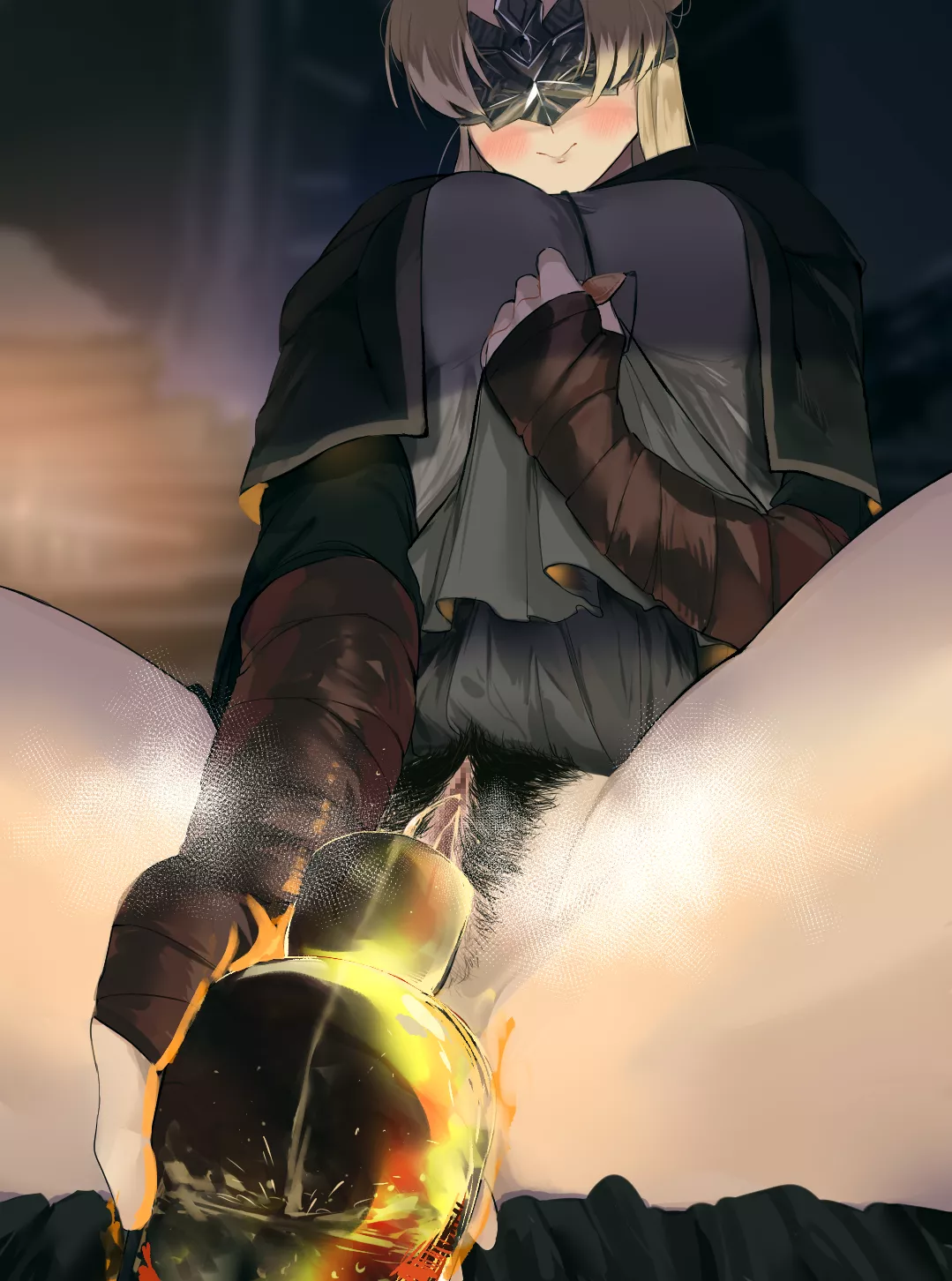 A Different Kind of Warmth - (okpriko) [Dark Souls III - Fire Keeper] posted by ScottKilgannon