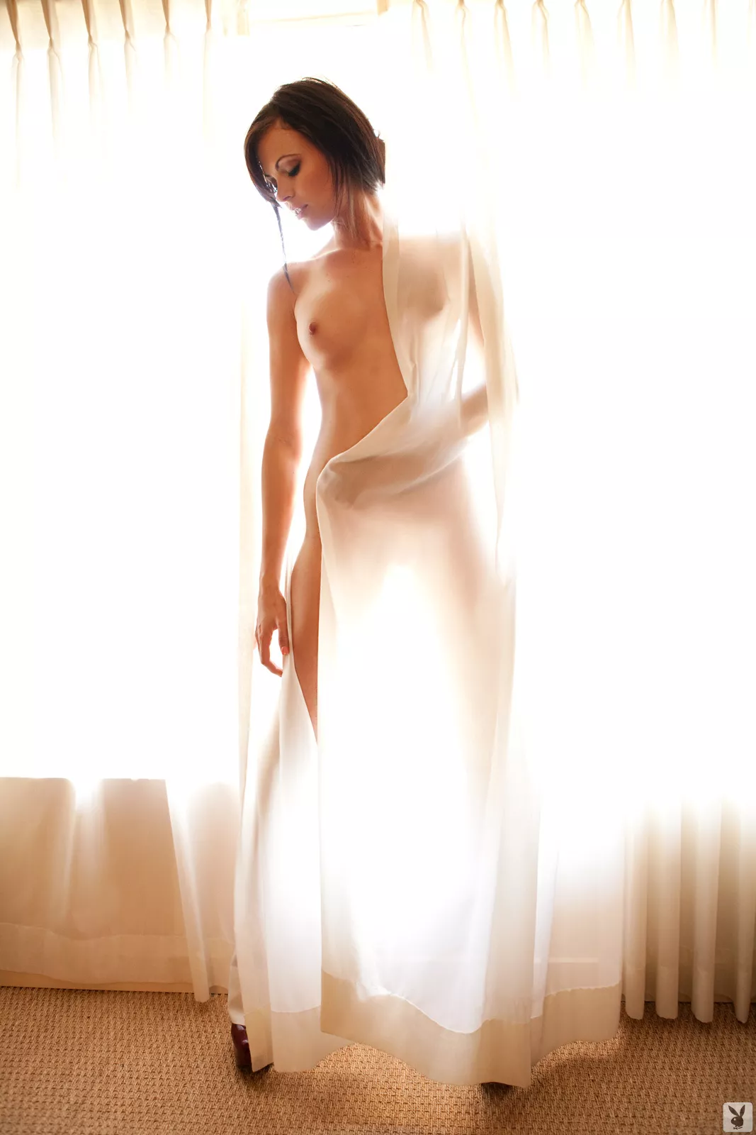 A Dress Made Out Of Curtains posted by zeekra