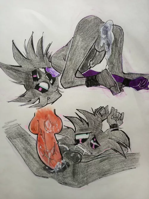 A fanart I made of Mr trans someone knows the series by boy_on_fire_515