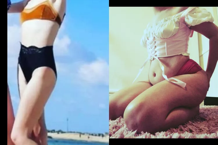 A few people have asked for a before and after from before I gained the 30lbs until now so here you go🤭 hard to believe it's even the same person😳🐷 by hungribabi