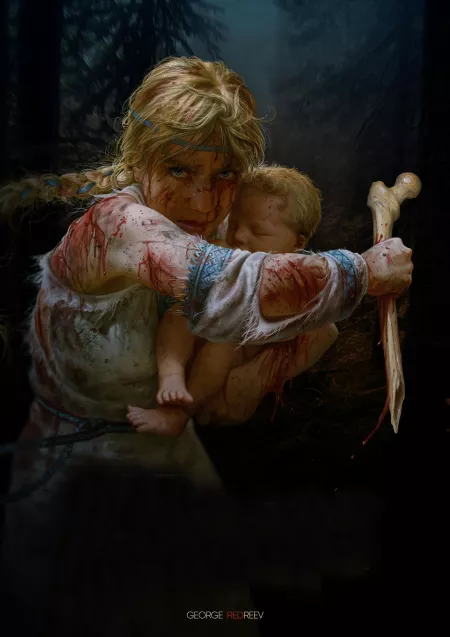 A Fierce Warrior by Shodery