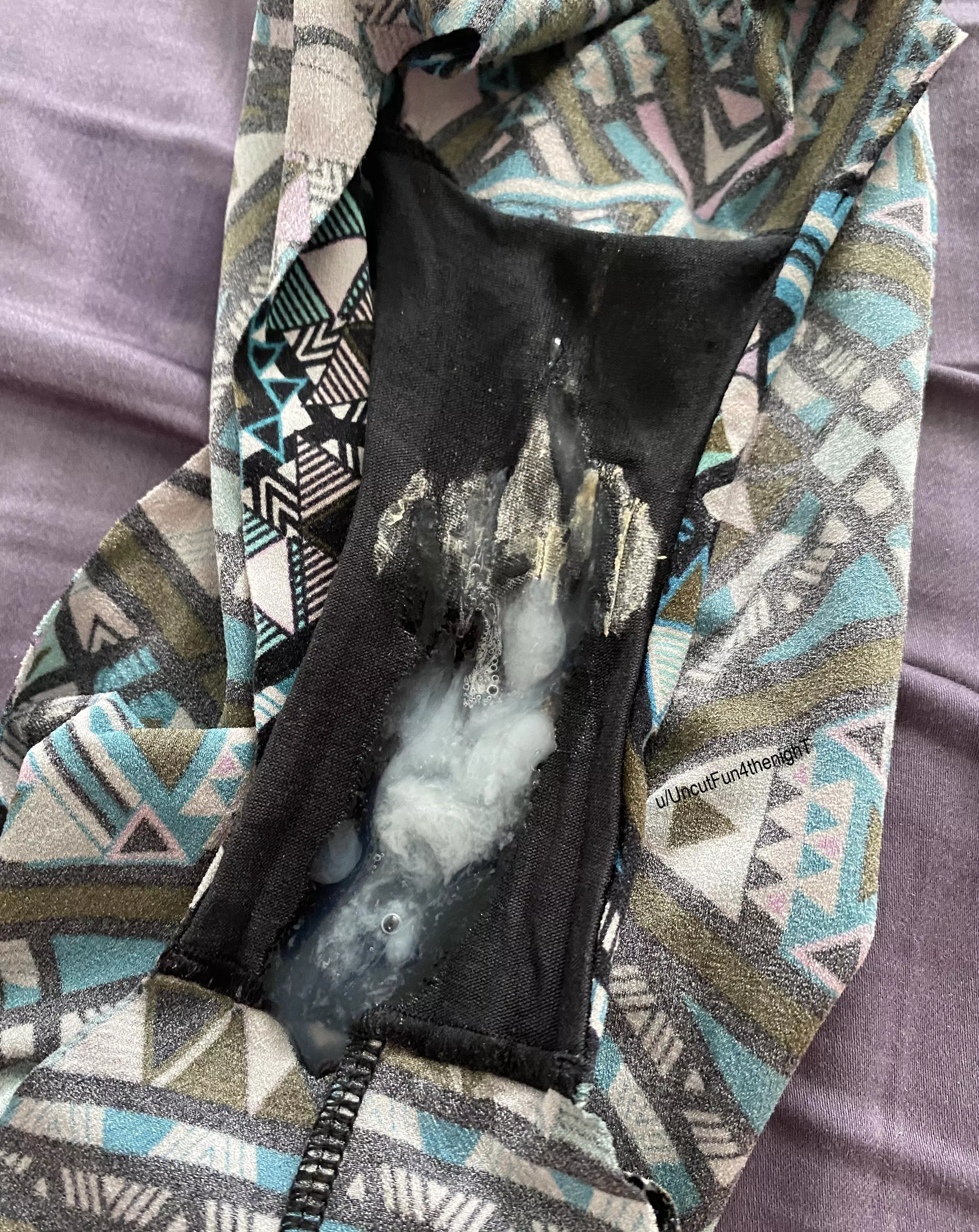 A fresh load on some dirty panties! posted by UncutFun4thenighT