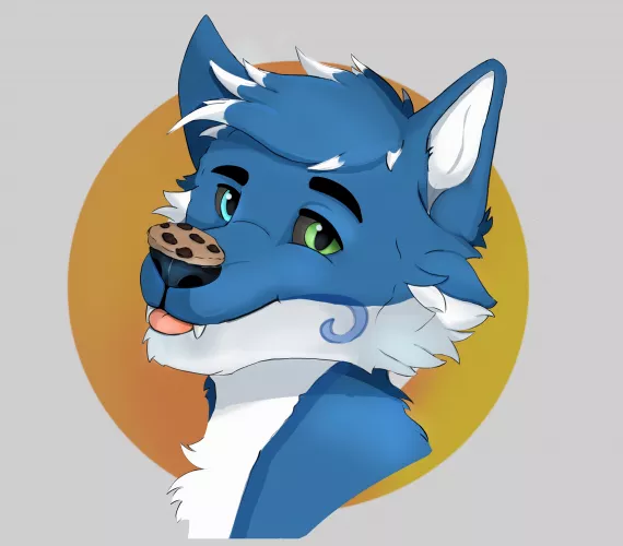 A friend made this for me for their first time making furry art [ _Ellski_ on Instagram] by Reen-o