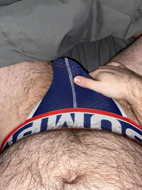A gift in a jocks for you 😈🐻🍆hmu by beardnhairy