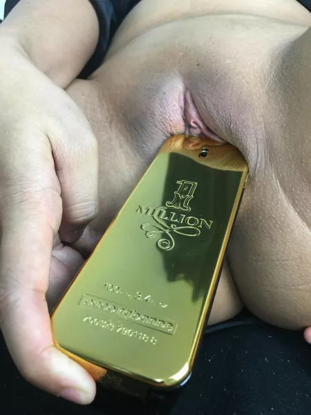 A gold bar in my pussy...Will it fit? by TinyAsianDoll18