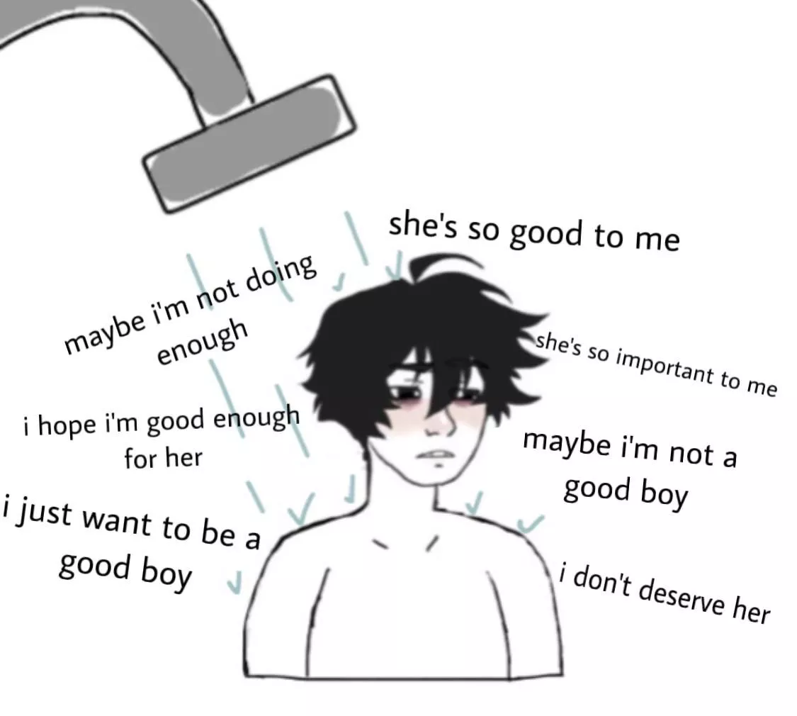 a good boy’s shower thoughts posted by molina-