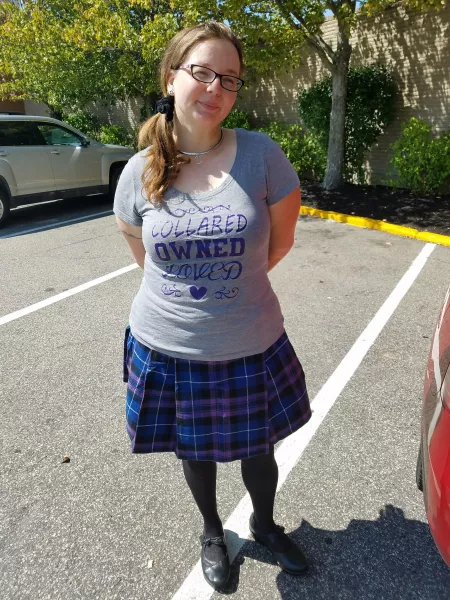 A happy slave is owned, collared, and loved 💕 by mrsmcmisterface