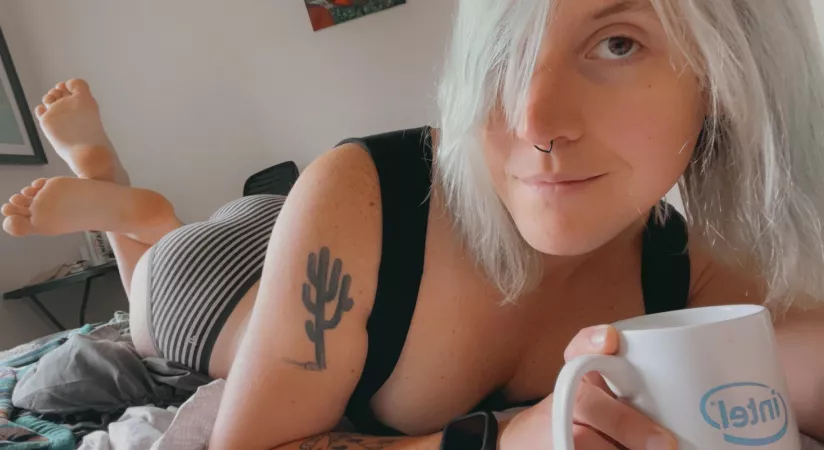 A late cup & staying in bed by GirlMeKimberly