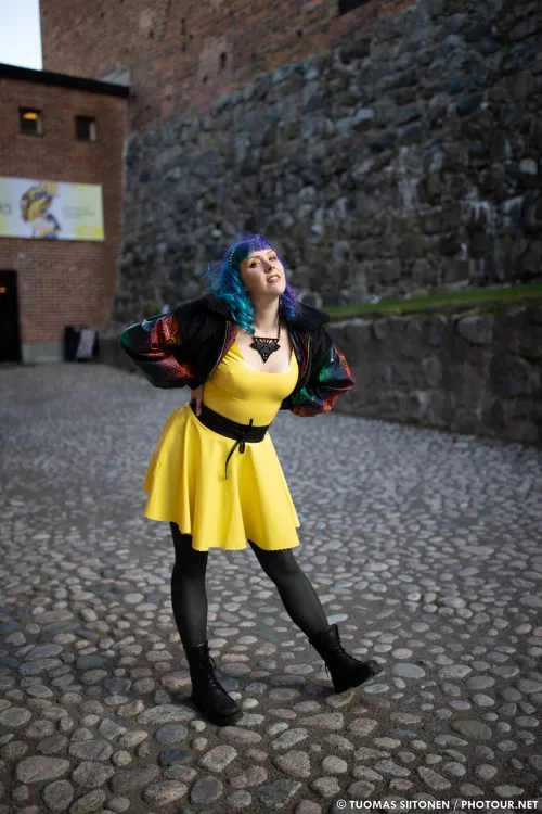 A latex dress is a great accessory for everyday clothing by TuomasS