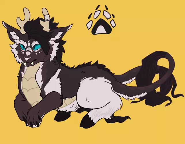 A lil adoptable dragon by 666sunnyd