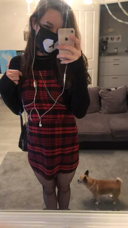 a lil something i wore the other day ft. my dog by dumbidiotskye
